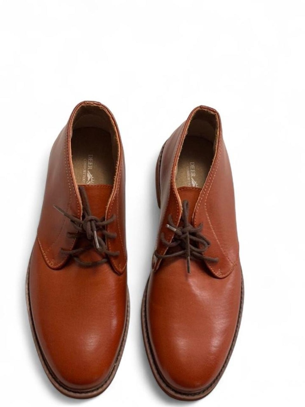 Deer Stags Men’s Chukka Boots | Cognac Brown | Size 7M
